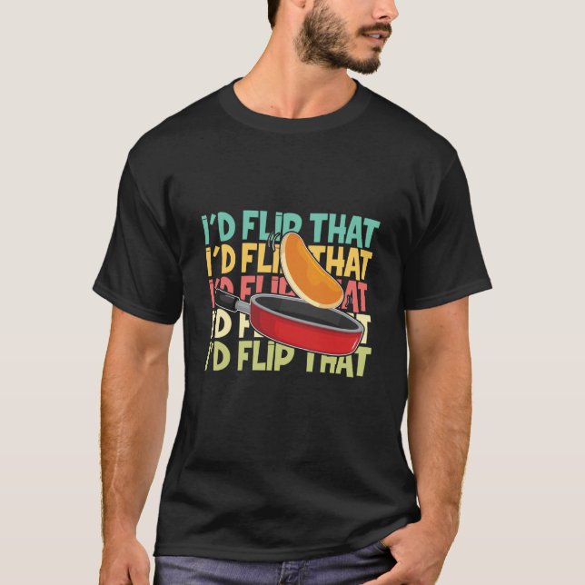 Id Flip That Breakfast Pancake  1 T-Shirt (Vorderseite)