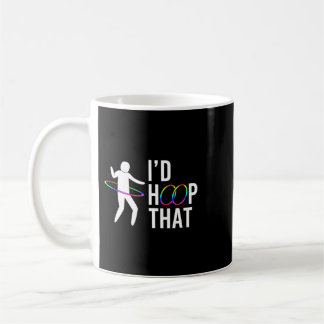 Id Hoop, dass Gymnastik tänzt Hula Hoop Kaffeetasse