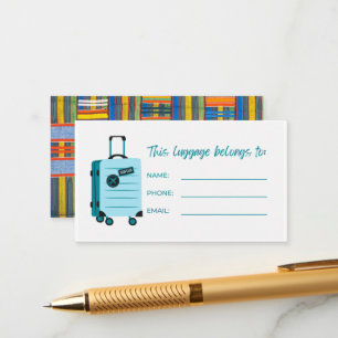 ID-Karte für Gepäckträger Begleitkarte