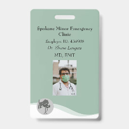 ID Lanyard Abzeichen Medical Foto Ausweis