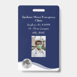 ID Lanyard Abzeichen Medical Foto Navy Ausweis