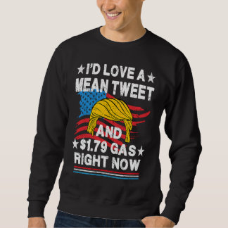 I'd love a Mean Tweet and 1 79 Gas right now Sweatshirt