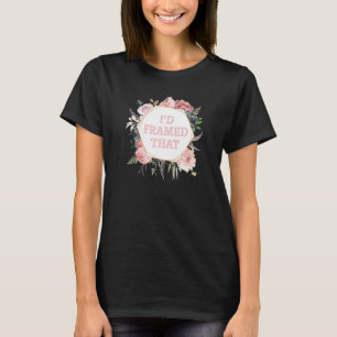 ID Rahmte diesen Pflanzenrahmen Gartenarbeit 3 T-Shirt
