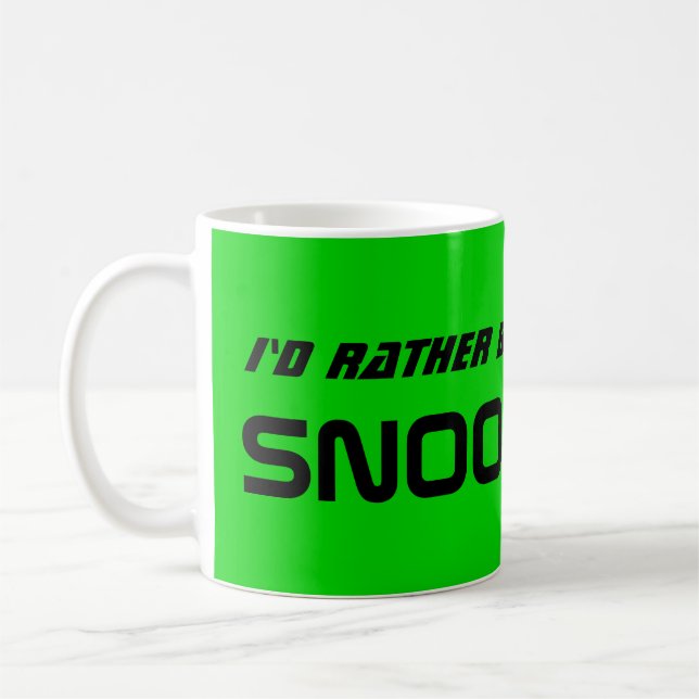 Id Rather Be Playing Snooker Funny Billiards Kaffeetasse (Links)