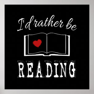 I'd rather be reading poster