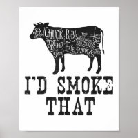Id Smoke That Cow - Grillmasters Bekleidung für Gr