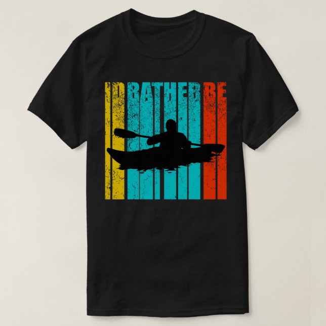 Id statt be Kyaking T-Shirt (Design vorne)