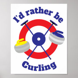 Id statt Curling Poster