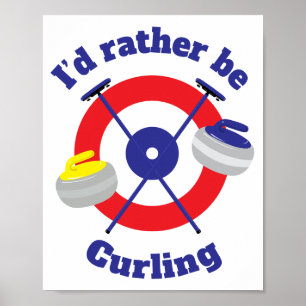 Id statt Curling Poster