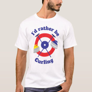 Id statt Curling T-Shirt
