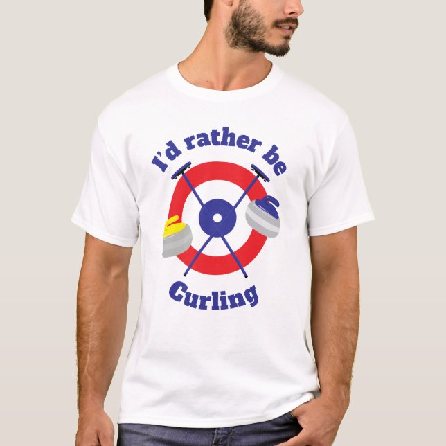 Id statt Curling T-Shirt (Vorderseite)