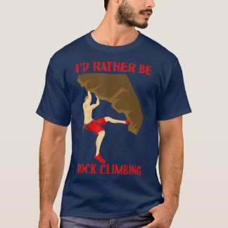 Id statt Rock Climbing Bouldering T-Shirt