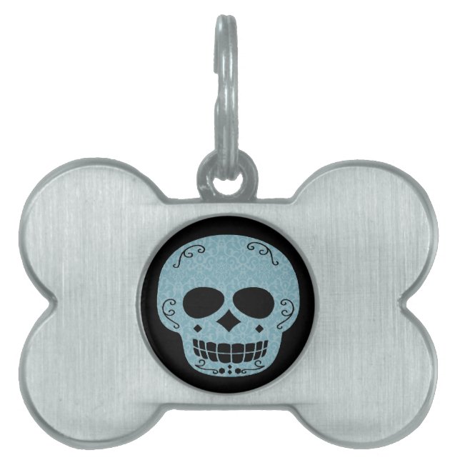 ID-Tag des Skull-Pets Tiermarke (Vorderseite)