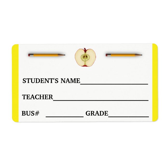 ID und Bus-Nummer für benutzerdefinierte Studieren (Vorne)