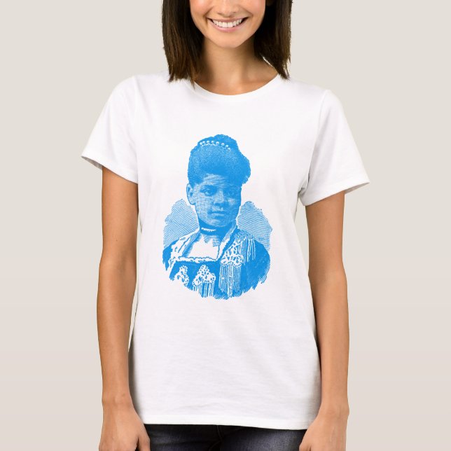 Ida B. Wells-Barnett Pop Art Portrait T-Shirt (Vorderseite)