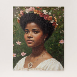Ida B Wells Floral Art Tribute Puzzle