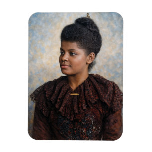Ida B Wells Gemälde in Farbe Magnet