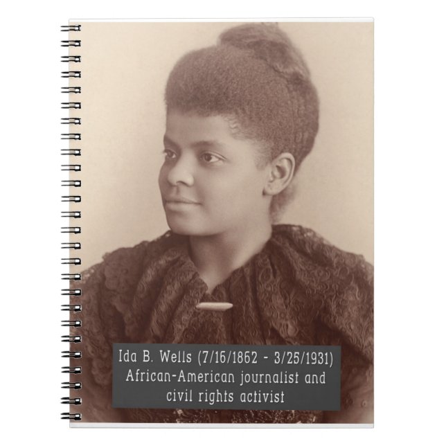 IDA B. Wells Notebook Notizblock (Vorderseite)