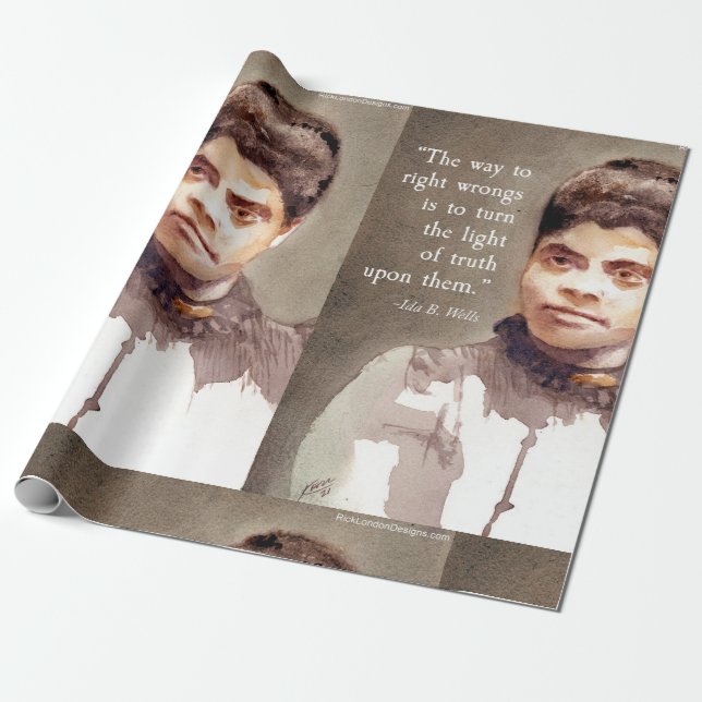 Ida B Wells & Quote Baby Wrapping Paper Geschenkpapier (Ungerollt)