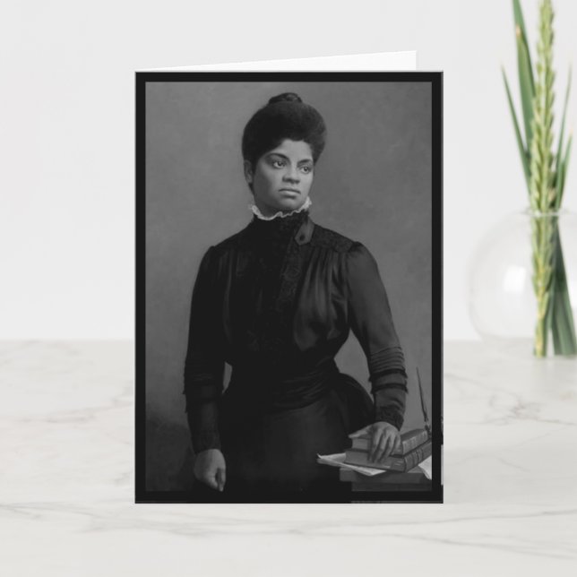Ida B. Wells Suffrage and Zivil Rights Leader Karte (Vorderseite)