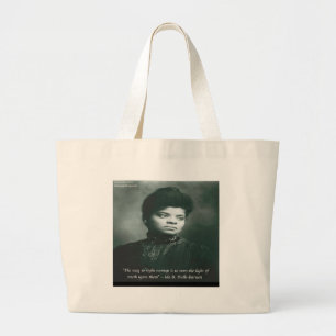 Ida B Wells & Truth Zitat Jumbo Stoffbeutel