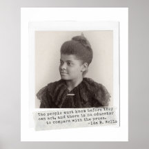 Ida B. Wells Zitat - Große schwarze Frauen in der