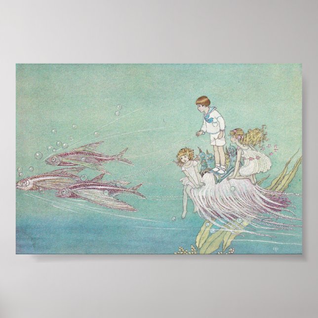 Ida Rentoul Print - Fish Poster (Vorne)