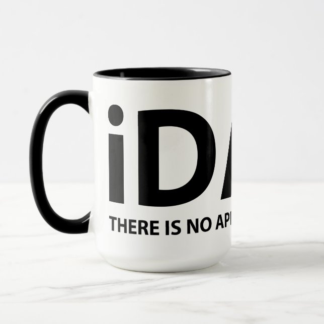 "iDAD" Tasse (Links)