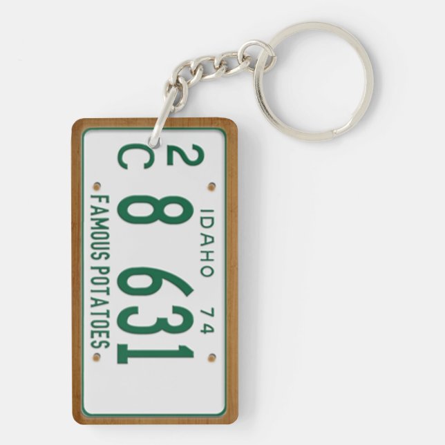 Idaho 1974 Vintager Schlüsselanhänger (Rückseite)