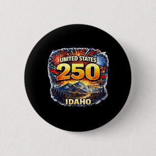 Idaho 250 Berglandschaft-Shirt Vereinigte Staaten  Button
