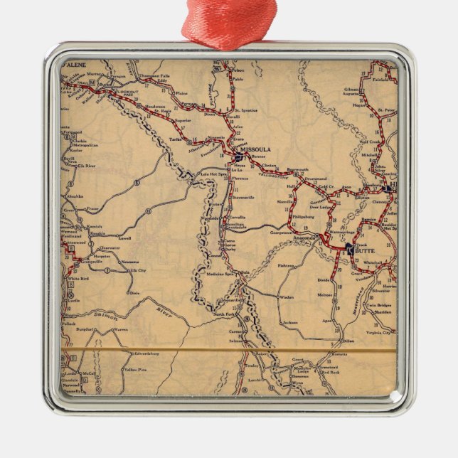 Idaho 2 ornament aus metall (Vorne)
