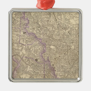 Idaho 3 silbernes ornament