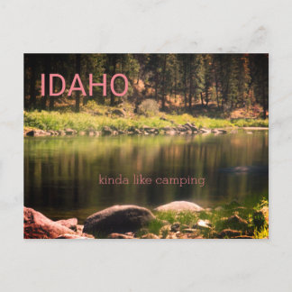Idaho ähnlich wie Camping Postkarte
