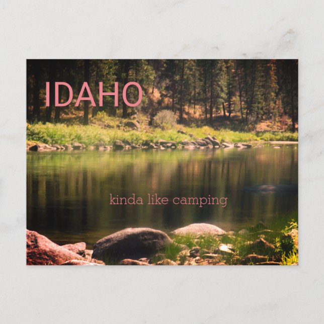 Idaho ähnlich wie Camping Postkarte (Vorderseite)