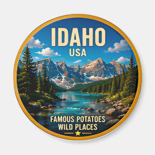 Idaho Alpine Wilderness Reiseziel 🟡 Magnet