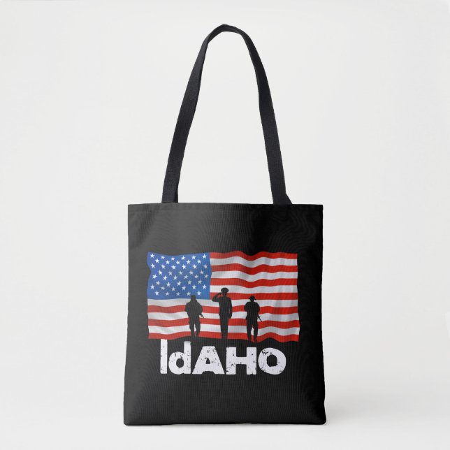 Idaho Amerikanische Flagge (Vorderseite)