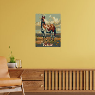 Idaho Appaloosa Pferd Poster