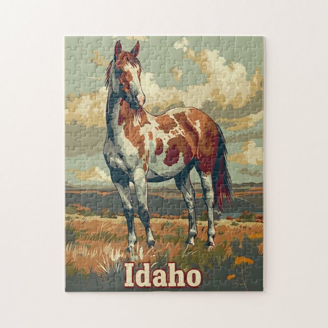 Idaho Appaloosa Pferd Puzzle (Vertikal)