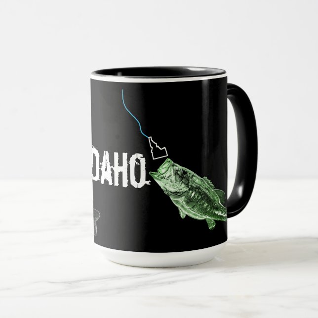 IDAHO BASS - HIER FISCHEREI - STREKENDE IDAHO TASSE (VorderseiteRechts)