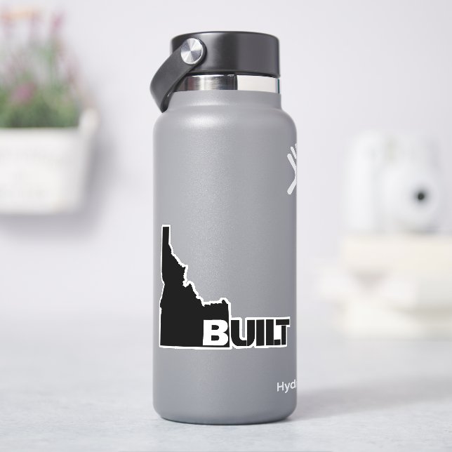 Idaho baut Black Vinyl Decal Aufkleber (HydroFlask)