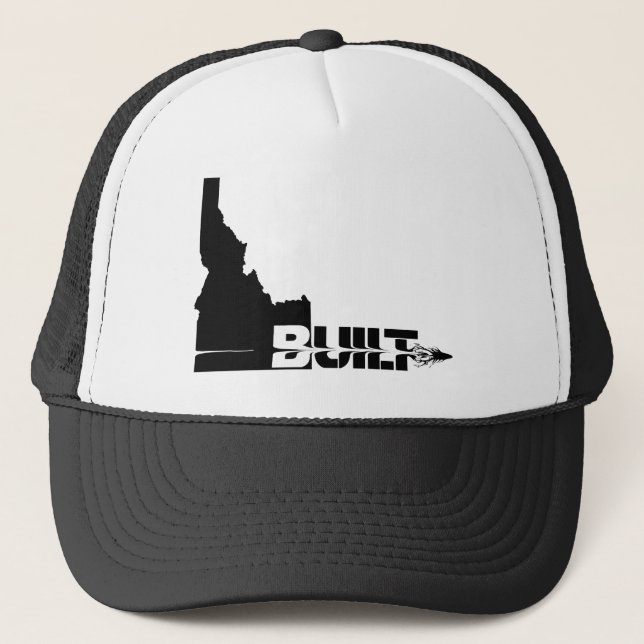 Idaho baut Bullet Trucker Hat Truckerkappe (Vorderseite)