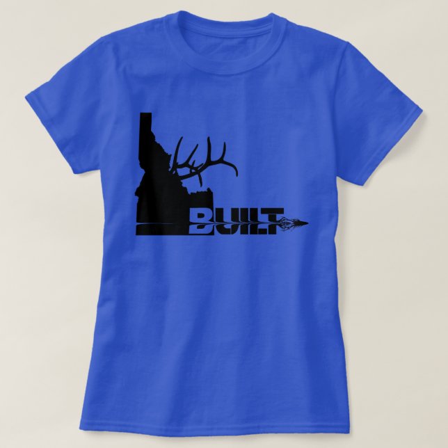 Idaho baut Elk Hunter T-Shirt (Design vorne)