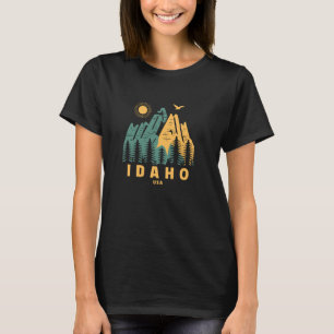 Idaho Berge USA Wandern im Freien Vintag 1 T-Shirt