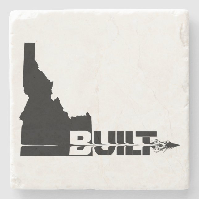 Idaho Built Bullet Steinuntersetzer (Vorderseite)