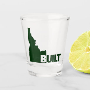 Idaho Built (Dunkelgrün) Shot Glass Schnapsglas