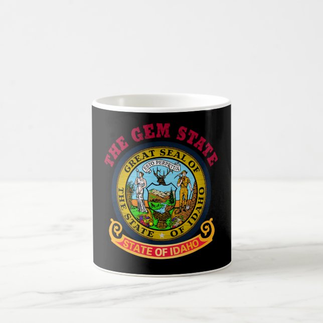 IDAHO CROSSROADS STAAT FLAG KAFFEETASSE (Mittel)