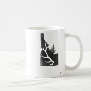 Idaho-Elchjäger mit abgefallenem Geweih Kaffeetasse