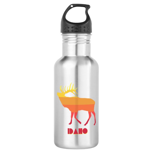 Idaho Elk Edelstahlflasche (Vorderseite)