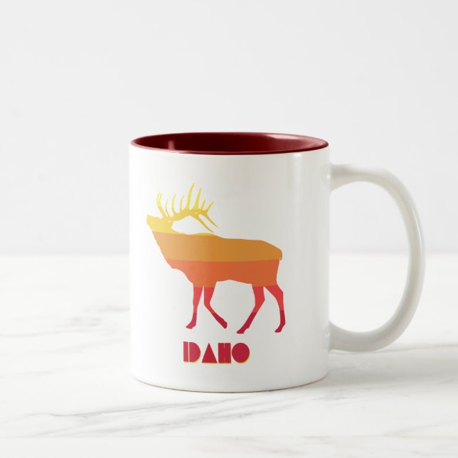 Idaho Elk Zweifarbige Tasse (Rechts)