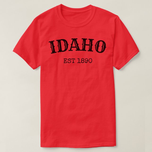Idaho Est 1890 TShirt (Design vorne)